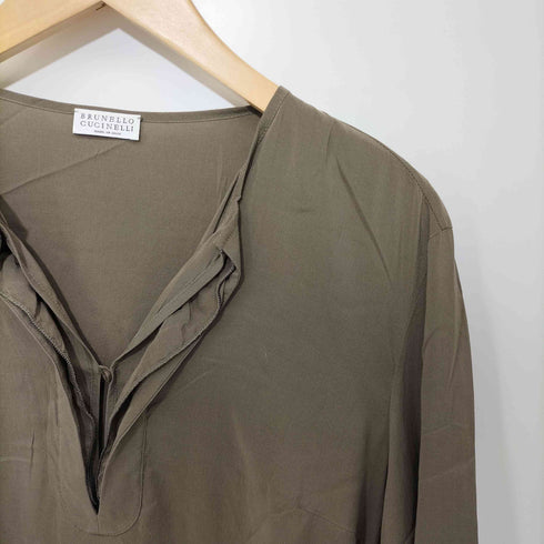 ブルネロクチネリ BRUNELLO CUCINELL シルクブラウス レディース import:M