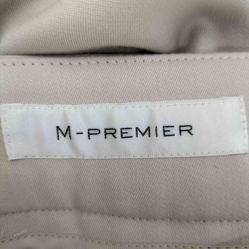 エムプルミエ M-PREMIER アイボリーワイドパンツ レディース