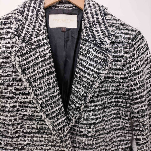 プロポーションバイボディードレッシング PROPORTION BODY DRESSING テーラード ツイードジャケット レディース JPN:3