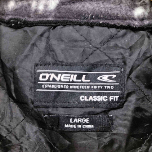オニール ONEILL CLASSIC FIT 裏地キルティングスナップボタンチェックシャツジャケット メンズ JPN:L