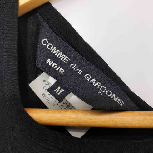 コムデギャルソンノワール COMME des GARCONS NOIR AD1990 総シルク 変形S/L ドレープロングワンピース レディース M