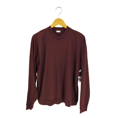 エイチビューティーアンドユースユナイテッドアローズ H BEAUTY & YOUTH UNITED ARROWS C/R WIDE RIB CREW NECK LONG SLEEVE T-SHIRT メンズ JPN:S