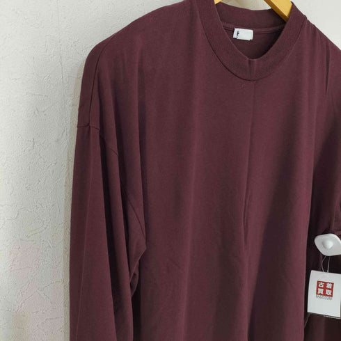 エイチビューティーアンドユースユナイテッドアローズ H BEAUTY & YOUTH UNITED ARROWS C/R WIDE RIB CREW NECK LONG SLEEVE T-SHIRT メンズ JPN:S