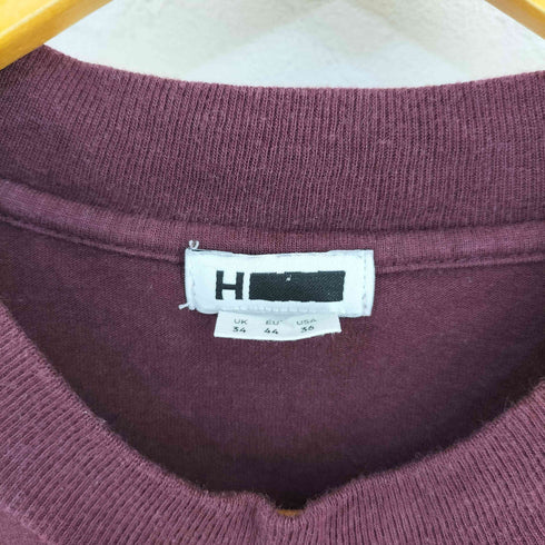 エイチビューティーアンドユースユナイテッドアローズ H BEAUTY & YOUTH UNITED ARROWS C/R WIDE RIB CREW NECK LONG SLEEVE T-SHIRT メンズ JPN:S