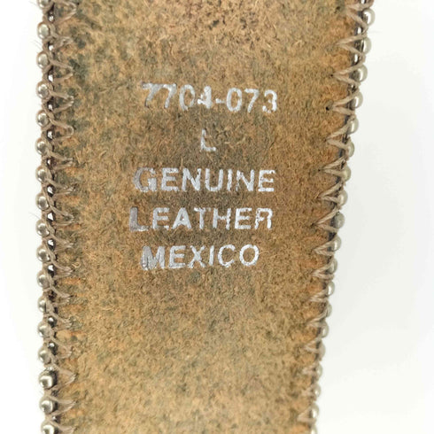 Calf Hair Cowhide Western Belt ラインストーンウエスタンベルト メンズ