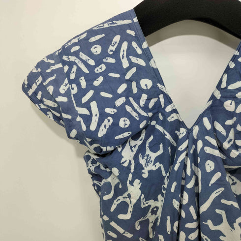 イッセイミヤケ ISSEY MIYAKE inn. 80-90s 総柄ワンピ-ス レディース M