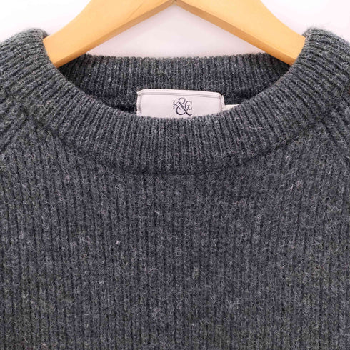 ケントアンドカーウェン KENT&CURWEN エルボーパッチセーター メンズ import:M