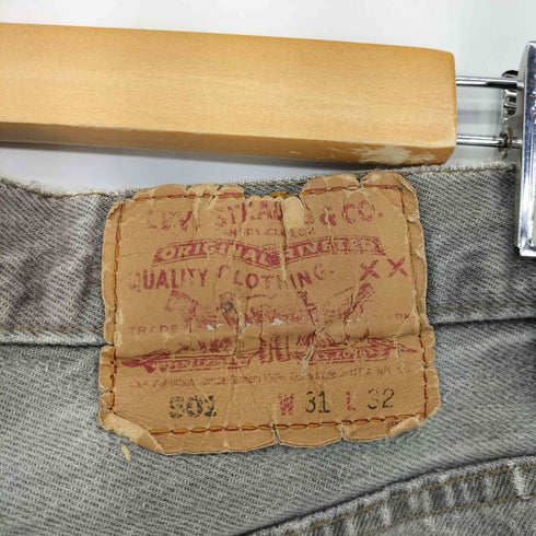 リーバイス Levis 80S~90S 501 先染めブラックデニム メンズ W31