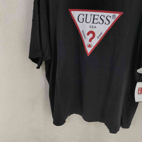 ゲス GUESS トライアングルビッグロゴ ワイドTシャツ メンズ import:S