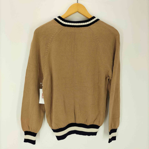 ブルネロクチネリ BRUNELLO CUCINELL ゴルフストライプリブニット メンズ 48
