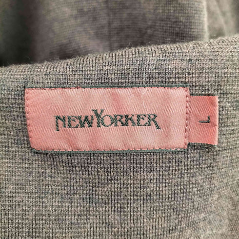 ニューヨーカー NEWYORKER 2B ニットウールジャケット メンズ JPN:L