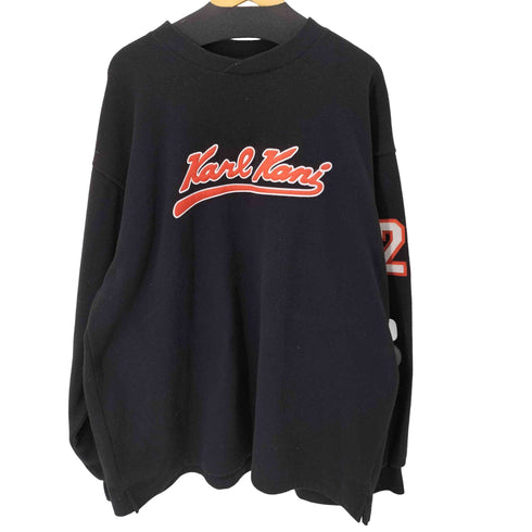 カールカナイ Karl Kani 00S オーバーサイズ フロントロゴフリースプルオーバー Y2K ヒップホップ Bボーイ メンズ JPN:XXL
