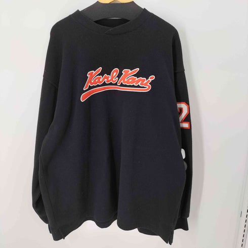 カールカナイ Karl Kani 00S オーバーサイズ フロントロゴフリースプルオーバー Y2K ヒップホップ Bボーイ メンズ JPN:XXL