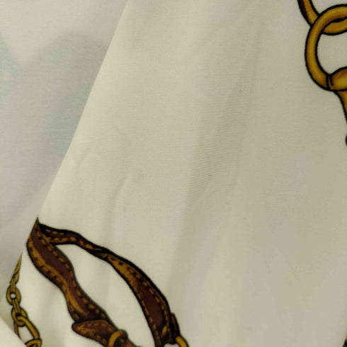 ローレンラルフローレン LAUREN RALPH LAUREN ベルト柄 カシュクールロングワンピース レディース import:S