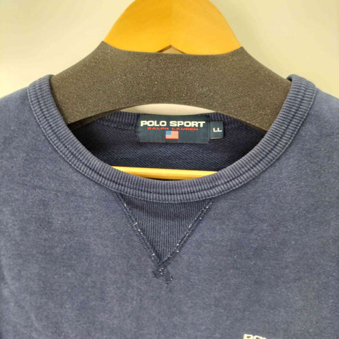 ポロスポーツラルフローレン POLO SPORT RALPH LAUREN 90S XXL ロゴ刺繍 スウェットプルオーバー 前Vガゼット メンズ JPN:XXL LL