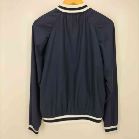 メゾンキツネ MAISON KITSUNE ロゴワッペン ジップアップナイロンブルゾン レディース import:XS