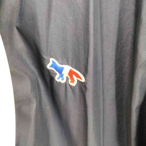 メゾンキツネ MAISON KITSUNE ロゴワッペン ジップアップナイロンブルゾン レディース import:XS