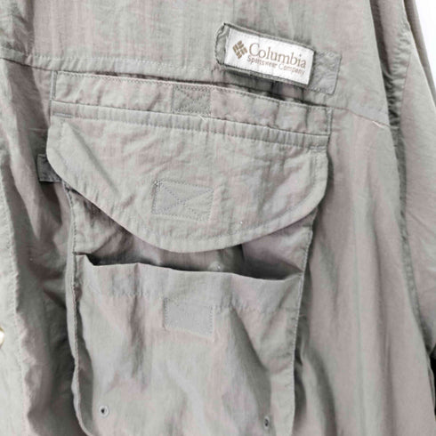コロンビアスポーツウェア Columbia Sportswear 00S PFGシャツ マルチポケット 長袖 メンズ JPN:L