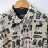 TRUE GRIT シャモアクロス 総柄L/Sシャツ ヘラジカパターン メンズ JPN:M