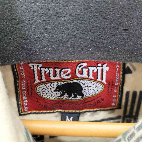 TRUE GRIT シャモアクロス 総柄L/Sシャツ ヘラジカパターン メンズ JPN:M