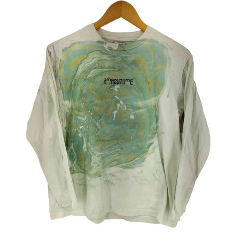 マーブル プリントクルーネックTシャツ レディース JPN:M