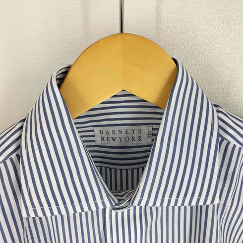 バーニーズニューヨーク BARNEYS NEWYORK ストライプ柄 長袖シャツ ワイシャツ メンズ 38/84