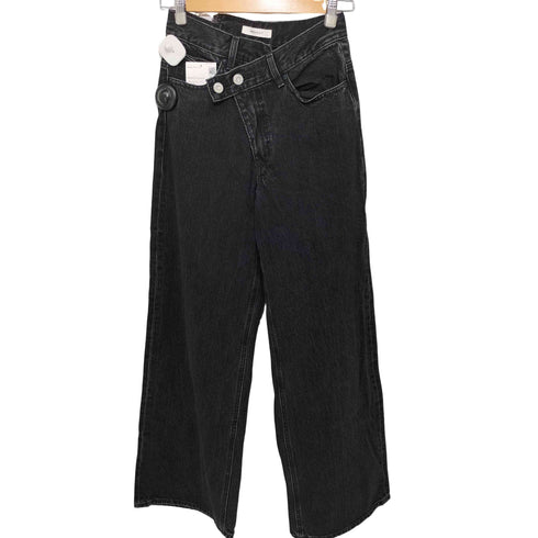 マウジー moussy CROSS WAIST WIDE STRAIGHT レディース JPN:1