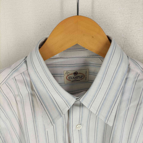 ミッソーニ MISSONI EXAMPLE BY MISSONI イタリア製 ストライプ柄 長袖シャツ ワイシャツ メンズ 39 15 1/2