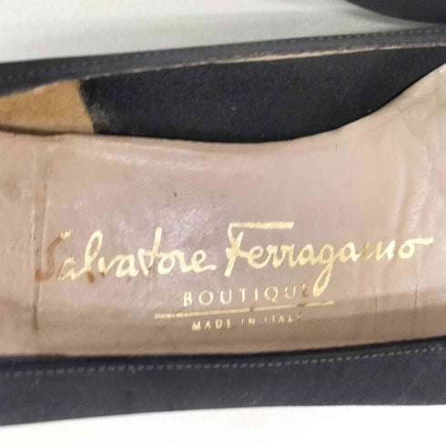 サルヴァトーレフェラガモ Salvatore Ferragamo ヴァラリボン ヒールパンプス レディース 5 1/2