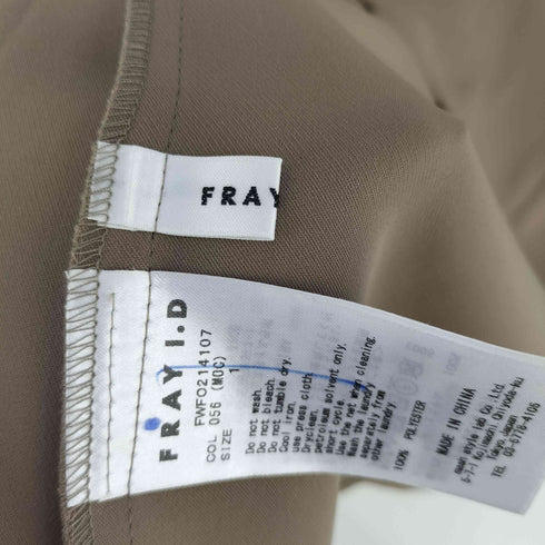 フレイアイディー FRAY I.D Vネックロングツイルワンピース レディース JPN:1