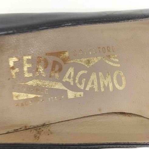 サルヴァトーレフェラガモ Salvatore Ferragamo レザー ヒールパンプス レディース 5 1/2