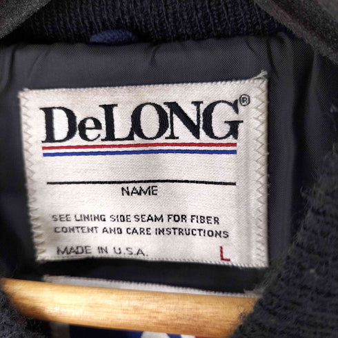 ディロング Delong 90S USA製 レザースタジャン オールレザー アワードジャケット メンズ JPN:L