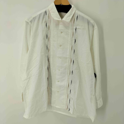 ワイズフォーメン Ys for men 90S フロントギャザーデザイン ブロードシャツ メンズ ONE SIZE