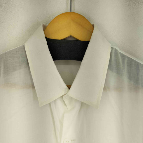 ヨウジヤマモトプールオム Yohji Yamamoto POUR HOMME CELLULOSE LAWN DARTS HEM STITCH BLOUSE ダーツ シャツ メンズ 3