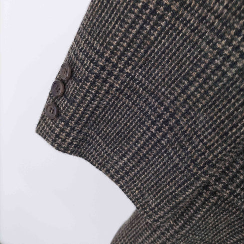 コムデギャルソンオム COMME des GARCONS HOMME AD1989 3Bツイードテーラードジャケット エルボーレザーパッチ メンズ JPN:M