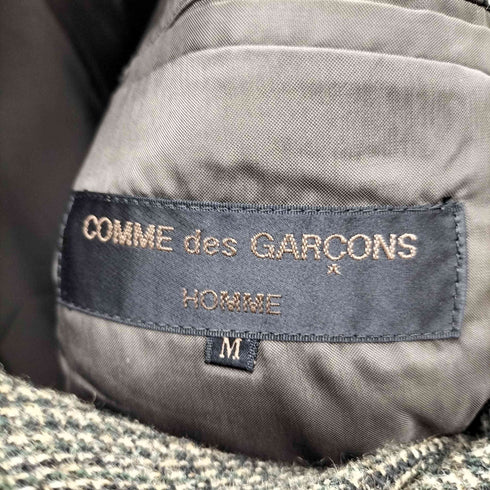 コムデギャルソンオム COMME des GARCONS HOMME AD1989 3Bツイードテーラードジャケット エルボーレザーパッチ メンズ JPN:M