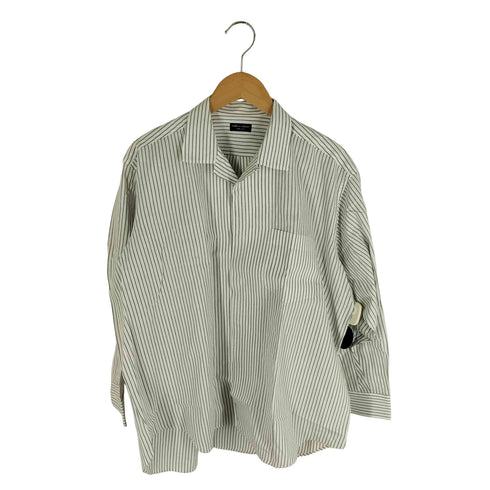 コムデギャルソンオムプリュス COMME des GARCONS HOMME PLUS オープンカラー L/S 比翼シャツ ワイシャツ メンズ