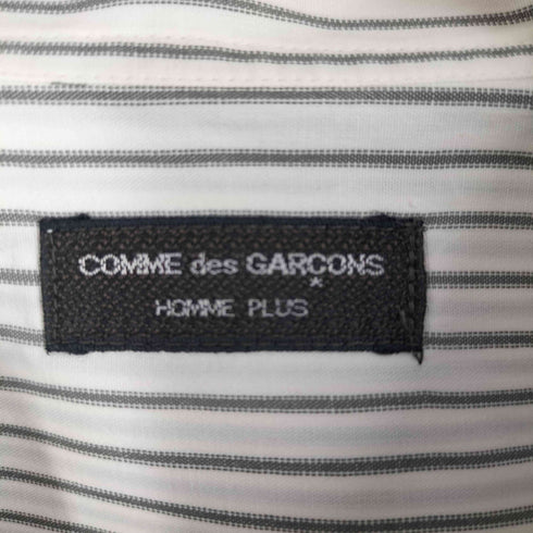 コムデギャルソンオムプリュス COMME des GARCONS HOMME PLUS オープンカラー L/S 比翼シャツ ワイシャツ メンズ