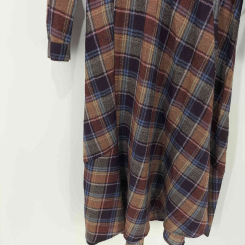 ストラ Stola. チェックシャツワンピース レディース 38
