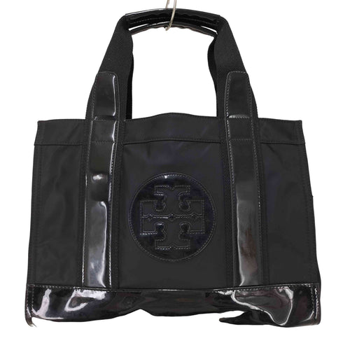 トリーバーチ TORY BURCH エナメル切り替え トートバッグ レディース