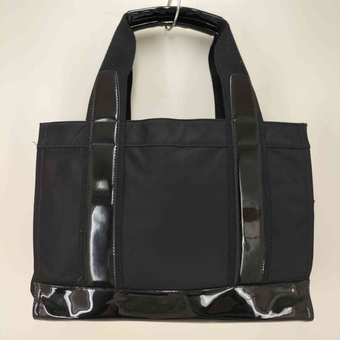トリーバーチ TORY BURCH エナメル切り替え トートバッグ レディース