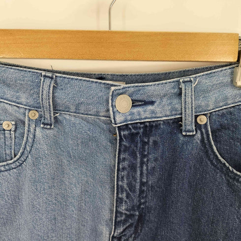 アズールバイマウジー AZUL by moussy ツートンカラーデニムスカート タイト スリット レディース JPN:L