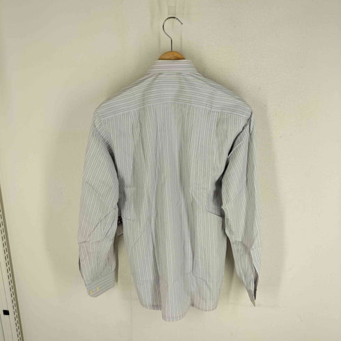 ナラカミーチェ NARACAMICIE ストライプ柄 レギュラーカラー L/S シャツ ワイシャツ メンズ import:S