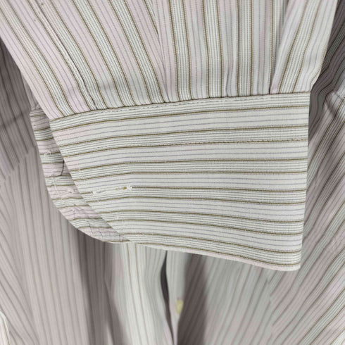 ナラカミーチェ NARACAMICIE ストライプ柄 レギュラーカラー L/S シャツ ワイシャツ メンズ import:S