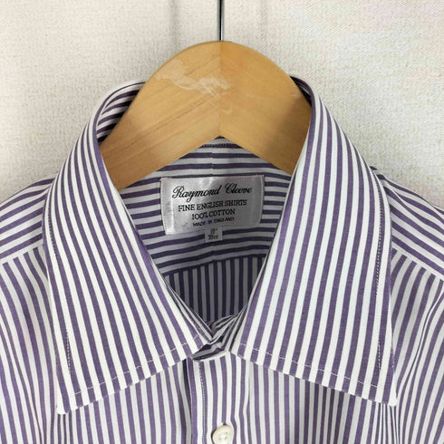 Raymond Cleeve イングランド製 ストライプ柄 L/S シャツ ワイシャツ メンズ 15/38