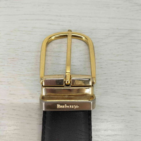 バーバリーズ BURBERRYS レザーベルト 金バックル メンズ