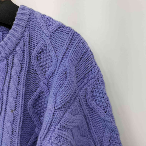 ビューティーアンドユースユナイテッドアローズ BEAUTY & YOUTH UNITED ARROWS ウールケーブルスキッパーネックニット レディース