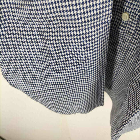 ギローバー GUY ROVER イタリア製 千鳥柄 L/S シャツ ワイシャツ メンズ 38/15