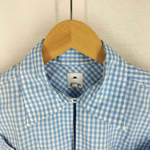JIPIJAPA ギンガムチェック L/S スキッパーシャツ メンズ JPN:1