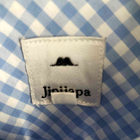 JIPIJAPA ギンガムチェック L/S スキッパーシャツ メンズ JPN:1